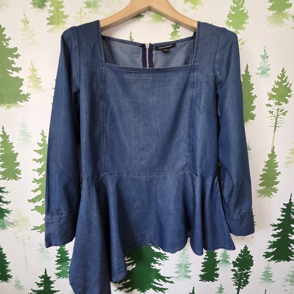 Ashley Stewart Tops - Ashley Stewart Asymmetric Long Sleeve Top
